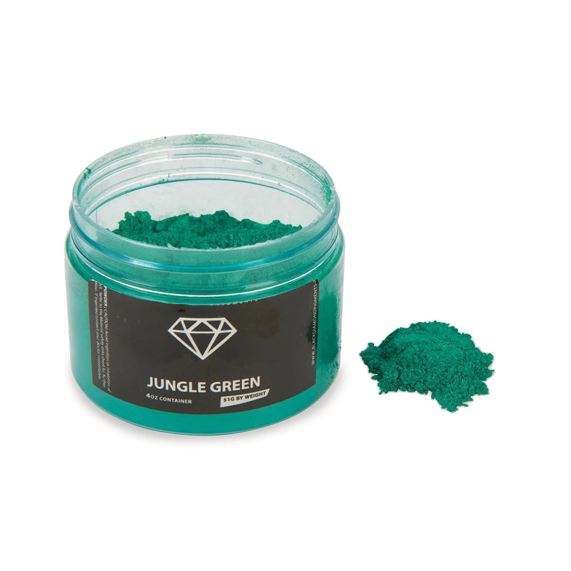 Mica Powder - 51 Grams - Color:Jungle Green